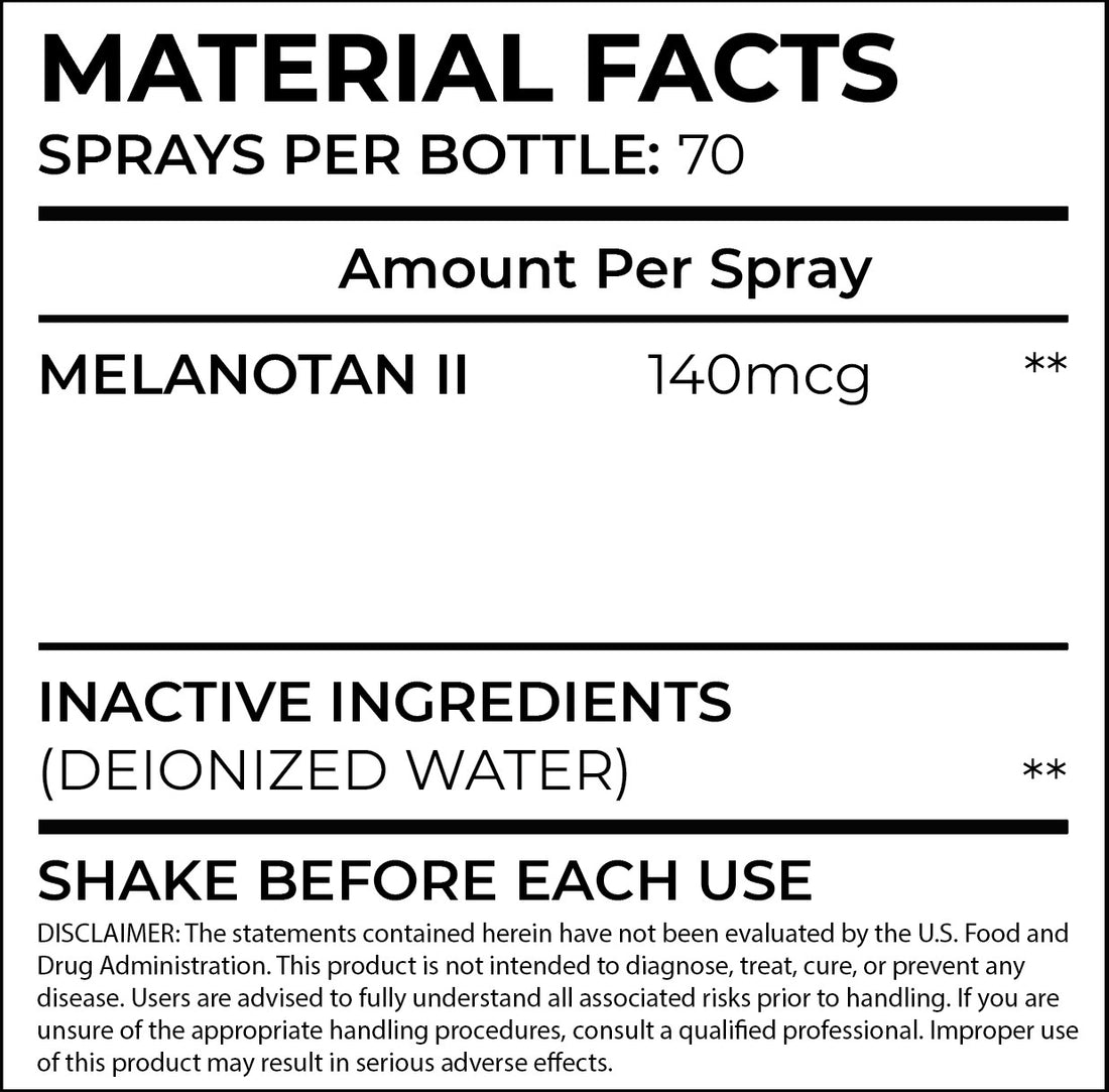 Tan Nasal Spray