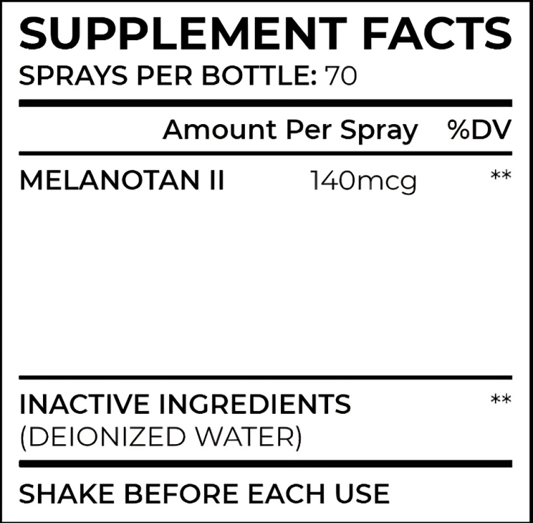 Tan Nasal Spray - Quality Sprays